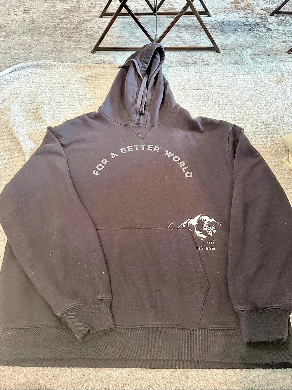 Strivers Row For A Better World Hoodie Brown